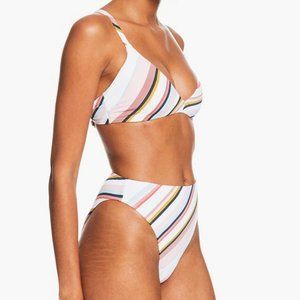 NWT ROXY Printed Classic Beach Bikini Set